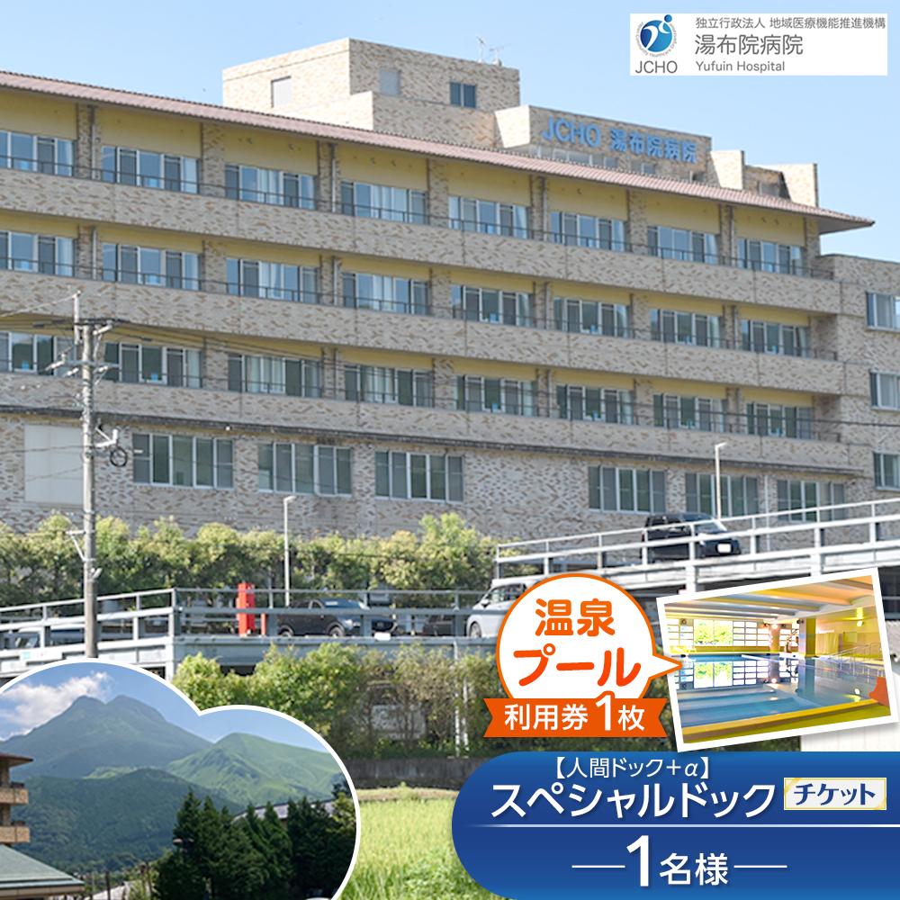 湯布院病院 スペシャルドック(人間ドック＋α) チケット 1名様分・温泉プール利用券 1枚 | プール 体験 人間ドッグ 健康診断 健康 チケット 由布市 大分県 大分 九州 返礼品 湯布院 由布院 ゆふいん