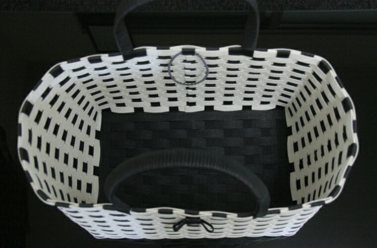 【ふるさと納税】手作りクラフトバック（留め具付き） (ホワイト) サムネイル2