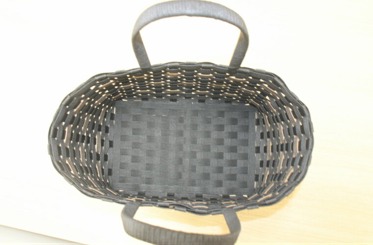 【ふるさと納税】手作りクラフトバック(ブラック) サムネイル2