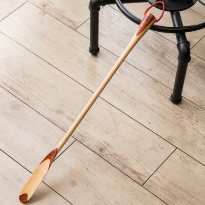 〈職人の手づくり〉竹×カリン製の靴べら(1本)　AZ06【1303105】