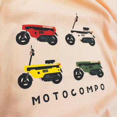 【ふるさと納税】MOTOCOMPO Tシャツ (レディース)【Lサイズ　アプリコット】【1644709】 サムネイル3