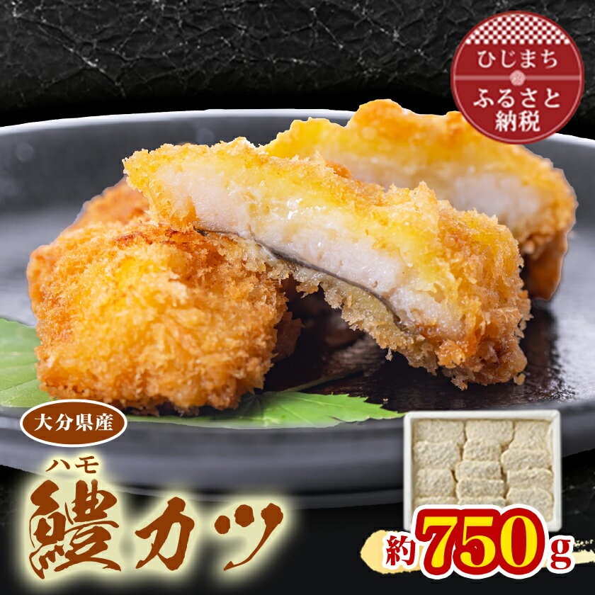 【生活応援】大分県産鱧カツ(小)(約750g) おかずやおつまみにおすすめ!_ 鱧 カツ 国産 フライ おかず お弁当 夕飯 おすすめ 送料無料 人気 贈答 ギフト プレゼント 鱧カツ 簡単調理 便利 おつまみ 大分 日出町 【配送不可地域：離島】【1078243】