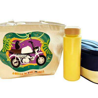 【ふるさと納税】GORILLA-JUNGLE ミニトートバッグ【ナチュラル】【1656773】 サムネイル3