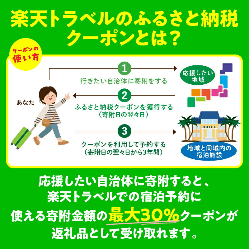 【ふるさと納税】【利用可能期間：3年間】宮崎県宮崎市の対象施設で使える楽天トラベルクーポン 寄附額110,000円 国内 宿泊 旅行クーポン チケット クーポン券 温泉 九州 観光 宮崎県 宮崎市 サムネイル2