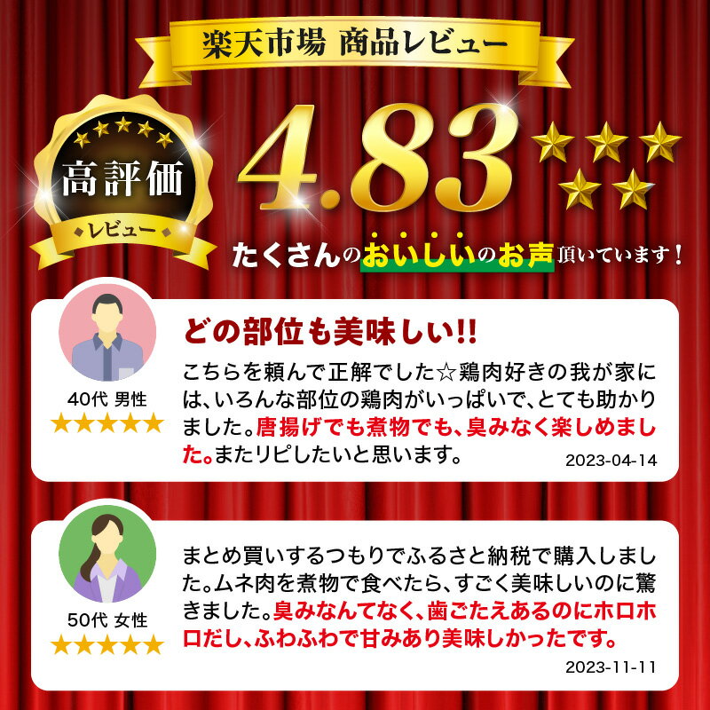 【ふるさと納税】《発送時期が選べる》宮崎県産鶏肉3種セット（総重量3キロ！）※小分け・カット済・真空冷凍 肉 鶏肉 とりもも 若鶏 鶏もも肉 若鶏もも肉 若鶏むね肉 国産 パック 小分け カット済み ストック 備蓄 保存 鶏肉セット BBQ 国産鶏肉 サムネイル3