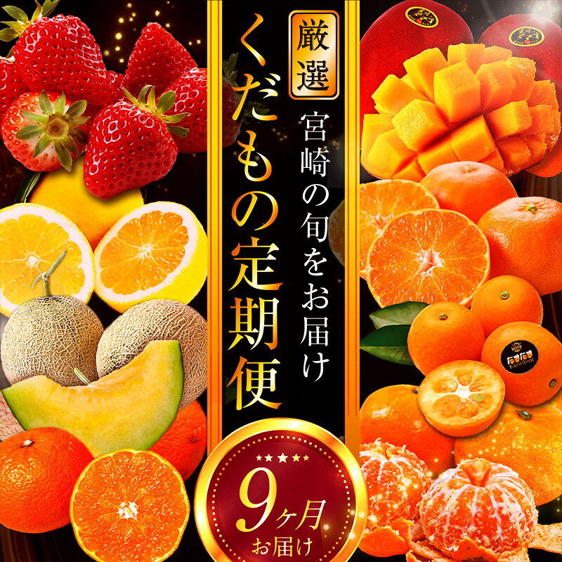 青果店厳選！「くだもの定期便Vol.3」(全9回)いちご きんかん 日向夏 種無し日向夏 露地日向夏 太陽のタマゴ ライチ 温室みかん 温州みかん 津之輝 定期便 果物 フルーツ 青果 果物定期便 フルーツ定期便 贈答 贈り物 ギフト グルメ 取り寄せ おすすめ 人気