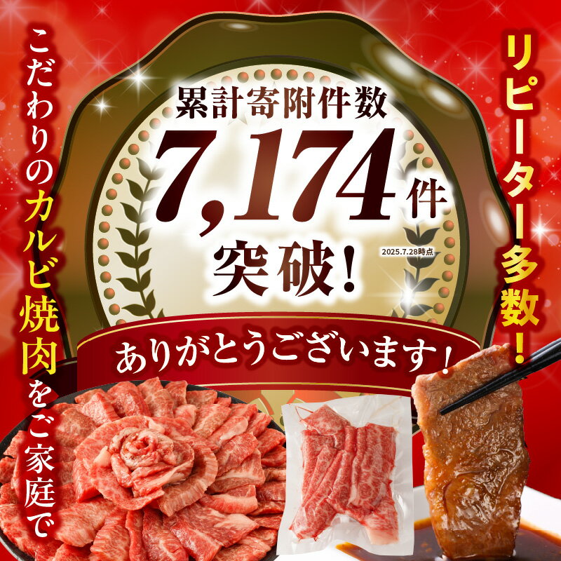 【ふるさと納税】【選べる内容量・発送時期】宮崎牛 カルビ(バラ) 焼肉 牛肉 肉 お肉 精肉 カルビ焼肉 バラ肉 国産牛 和牛 ブランド牛 黒毛和牛 和牛 牛 BBQ アウトドア キャンプ 小分け パック 冷凍 真空パック 使い勝手 便利 宮崎市 送料無料 サムネイル2
