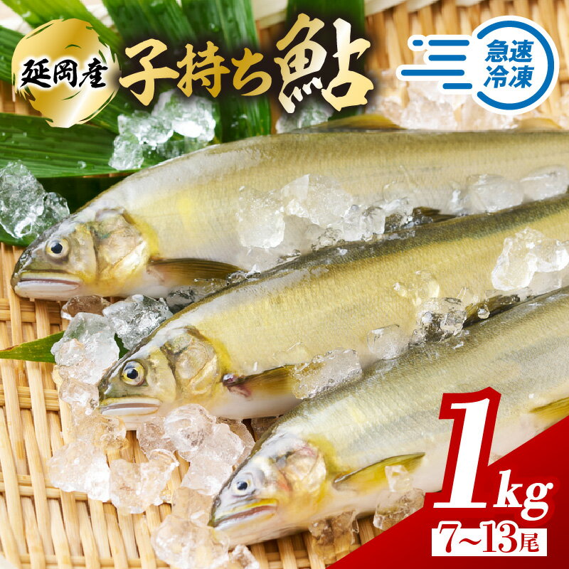 子持ち 鮎 魚介類 魚 1kg 7尾 〜 13尾 入り 海産物 国産 延岡産 子持ち鮎 急速冷凍 小分け 個包装 一尾ずつ袋に入れてお届け 繊細な美味しさ 上品 味わい 便利 塩焼き 甘露煮 鮎めし 雑炊 松本水産 お取り寄せ お取り寄せグルメ 宮崎県 延岡市 送料無料