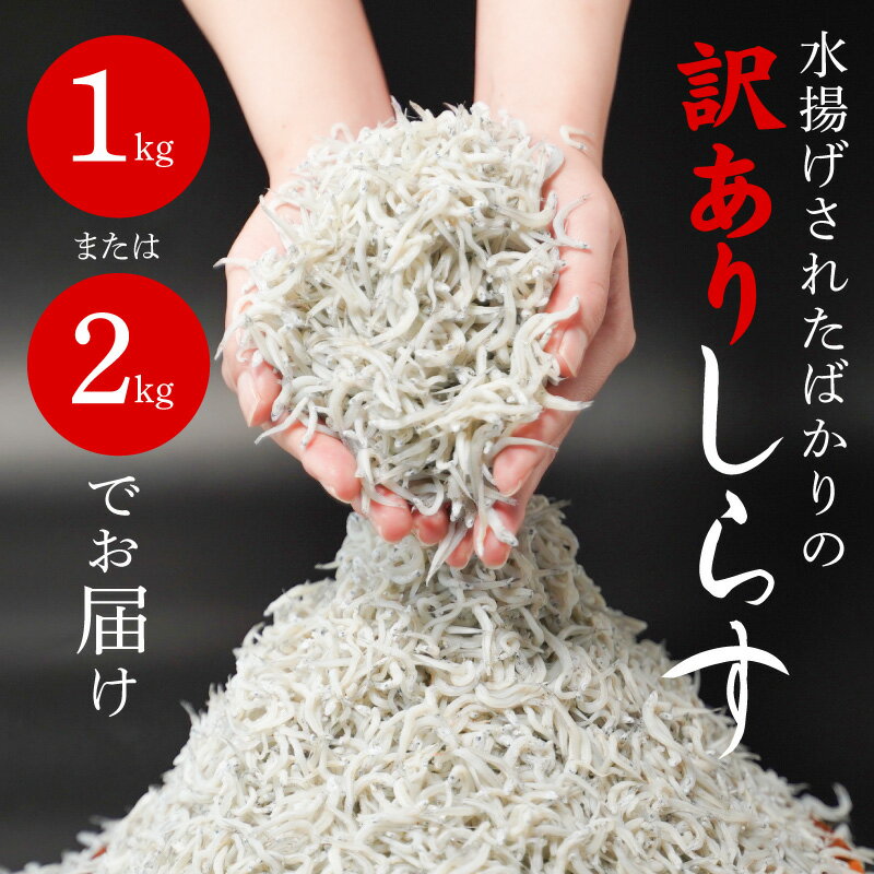 【ふるさと納税】高評価 訳あり しらす 選べる 容量 1kg 2kg 不揃い 大きめ 小さめ ふわっと 塩味 うまみ 新鮮 魚介 海鮮 自然の味 しらす丼 カルシウム ビタミン 栄養 食べやすい 新物 海の素材 冷凍 宮崎県 延岡市 日向灘 お取り寄せ パスタ 送料無料 - 画像3