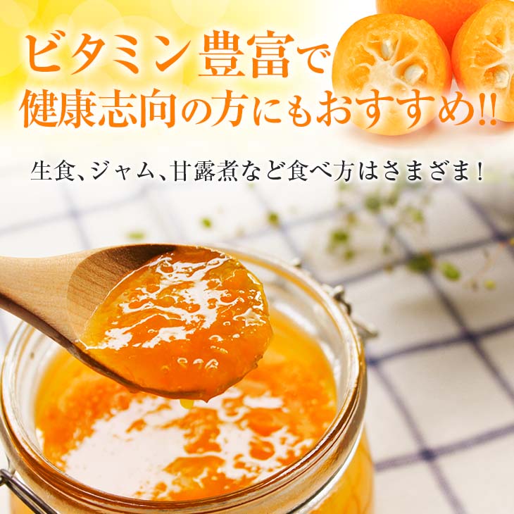 【ふるさと納税】食べ応え抜群 大玉 きんかん 計2kg以上 傷み補償分付き 数量限定 期間限定 フルーツ 果物 くだもの 柑橘 金柑 先行予約 国産 希少 人気 おすすめ ジャム おやつ デザート 小分け おすそ分け 贈り物 ギフト 贈答 ご褒美 産地直送 宮崎県 日南市 送料無料 サムネイル3