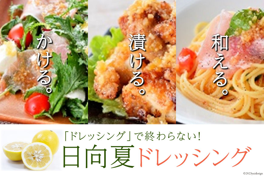 【ふるさと納税】日向夏ドレッシング 広口タイプ 295ml×5 小分け袋付き [ミツイシ 宮崎県 日向市 452060837] 調味料 柑橘 日向夏 詰め合わせ セット サムネイル3
