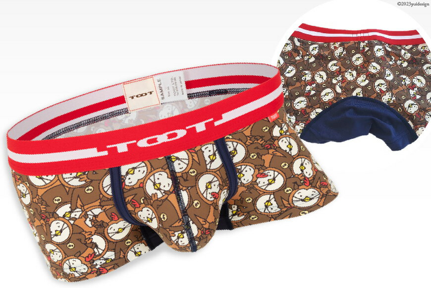 【ふるさと納税】 レビューキャンペーン 【宮崎県シンボルキャラクター】みやざき犬×TOOTコラボ 限定パンツ [TOOT 宮崎県 日向市 452060342] 衣類 パンツ ボクサーパンツ - 画像3