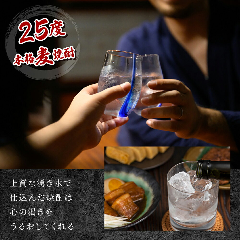 【ふるさと納税】【毎月数量限定】麦樫樽貯蔵 百薬の長4本セット (720ml×4本)【KU188】 サムネイル2