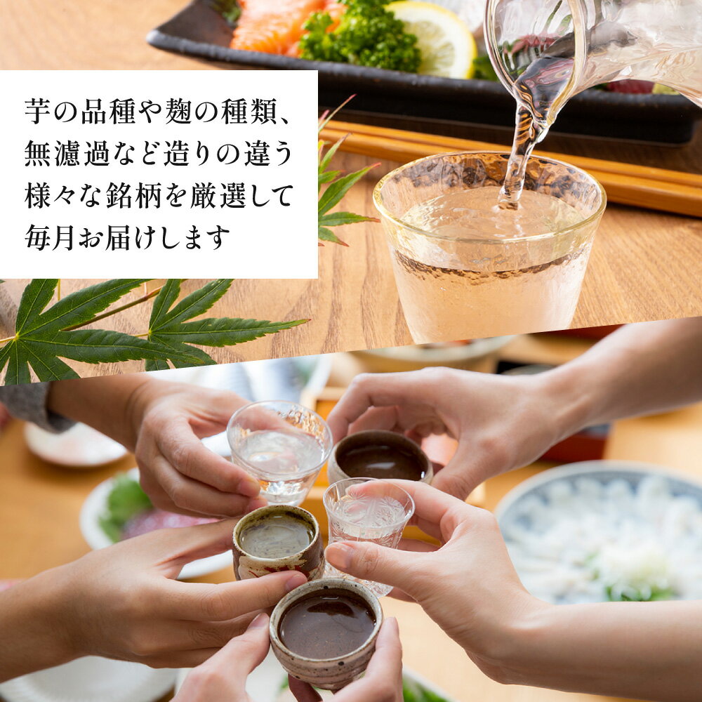 【ふるさと納税】【定期便・全5回】松露酒造逸品揃え定期便5回コース 串間市の逸品を飲み比べ【松露酒造】【KU076】 サムネイル3