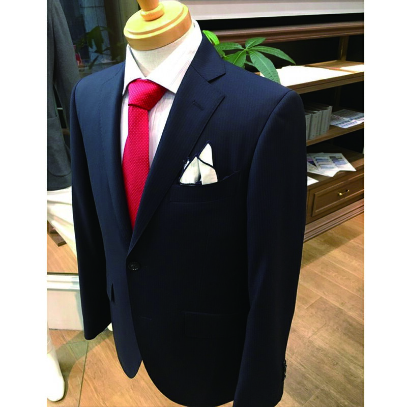 【ふるさと納税】セミハンドメイドオーダースーツ（イタリア製生地有名ブランド　Ermenegildo Zegna15milmil ゼニア最高級生地）＜70-2＞ サムネイル2