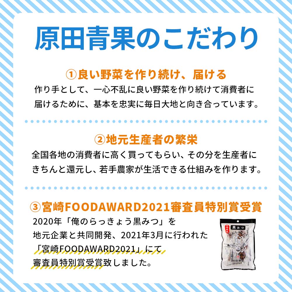【ふるさと納税】＜宝石らっきょうボトル（250g）&4種アソートの詰め替え（200g）セット＞黒みつ、ワイン、日向夏、甘酢のこだわりフレーバー！シャキシャキ 食感 個包装 飴 間食 おやつ おつまみ 詰め合わせ【MI210-hd】【原田青果】 - 画像3