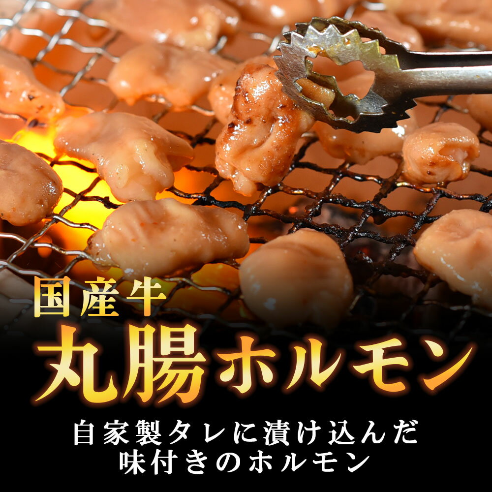 【ふるさと納税】＜【訳あり】国産牛ホルモン丸腸（特製タレ漬け）＞800g 1.6kg 3.2kg 選べる 内容量 国産牛ホルモン 国産 牛肉 肉 ホルモン モツ 丸腸 マルチョウ 冷凍 焼肉 焼き肉 BBQ もつ鍋 煮込み 小分け 焼くだけ 簡単【MI023-nk】【中村食肉】 - 画像3
