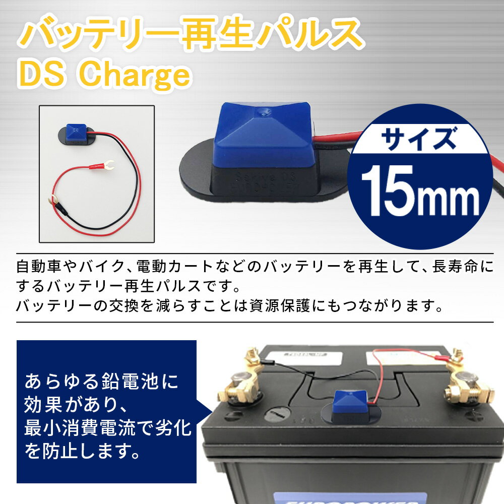【ふるさと納税】＜超小型パルス DS Chargeバッテリー再生パルス＞※入金確認後、2か月以内に順次出荷します。 防災グッズ 自動車 バイク 資源保護 DSチャージャー バッテリー再利用 長寿命 株式会社関谷 送料無料 宮崎県 国富町 0606_sk サムネイル2
