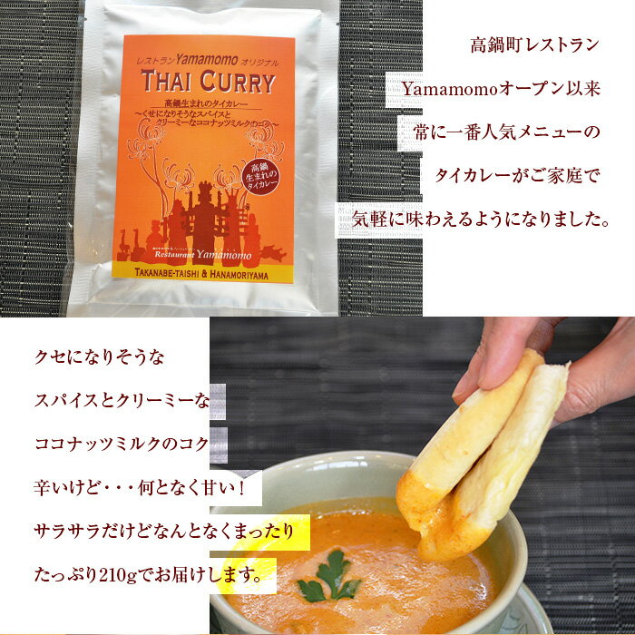 【ふるさと納税】＜高鍋生まれの「タイカレー」とカレーによくあう「農大パン」のセット　タイカレー3個・農大パン8個＞※入金確認後、翌月末迄に順次出荷します。宮崎県 高鍋町【冷凍】 サムネイル3