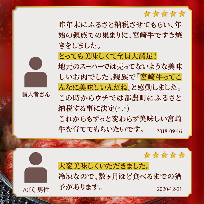 【ふるさと納税】生産者応援 ≪肉質等級4等級以上≫ 宮崎牛 4種 スライス セット （モモ250g/ウデ250g/肩ロース250g/ロース250g） 合計1kg 牛 牛肉 すき焼き しゃぶしゃぶ 牛丼 A4 A5 おすすめ プレゼント ギフト 贈り物 贈答 黒毛和牛 ミヤチク 都農町 送料無料 サムネイル3