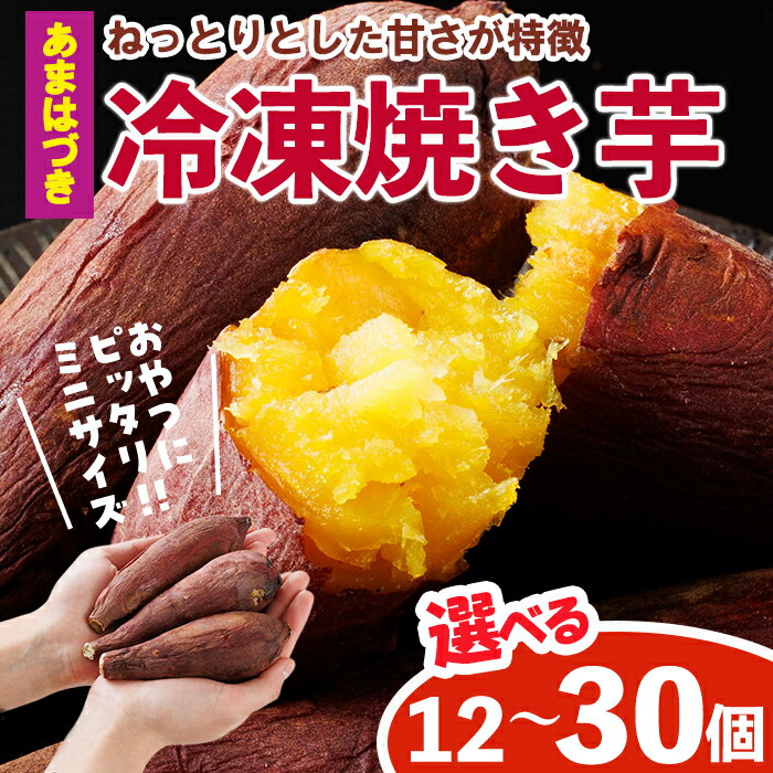 ＜先行予約受付中！2026年10月から順次発送予定＞＜内容量が選べる！＞おやつ芋 あまはづき 冷凍 焼き芋(計12～30個) 焼芋 やきいも さつまいも さつま芋 レンジ あまはづき 小分け おやつ 【YO-25・YO-26】【株式会社陽】