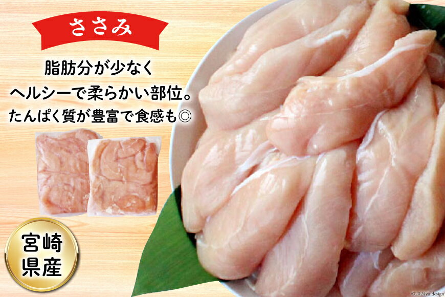 【ふるさと納税】 鶏肉 詰め合わせ 宮崎県産 若鶏 むね肉 ささみ 手羽元 セット 各1kg 2p 計6kg [九州児湯フーズ 宮崎県 美郷町 31ai0022] 小分け むね 鶏むね肉 鶏むね 手羽 ササミ 冷凍 真空パック サムネイル3