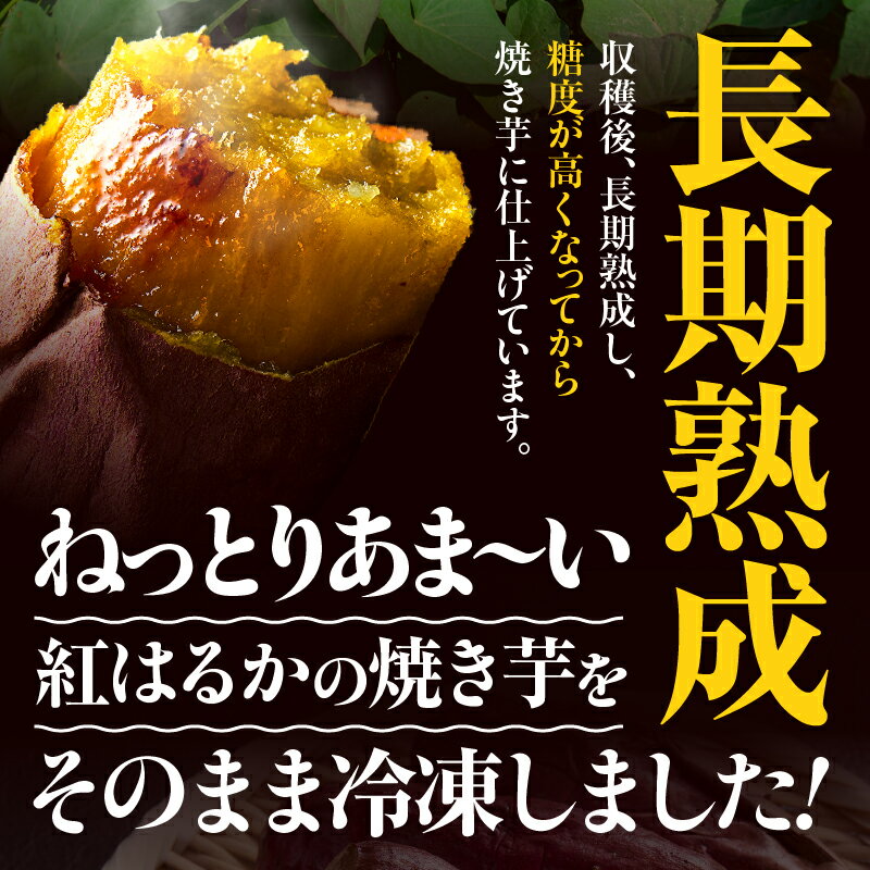 【ふるさと納税】＜選べる＞ 紅はるか 冷凍 焼き芋 1kg or 2kg 国産 焼いも 焼芋 焼きいも さつまいも さつま芋 芋 スイーツ ねっとり 甘い 熟成 子ども ペット マーケティングビー 鹿児島 鹿屋市 おすすめ ランキング プレゼント ギフト - 画像3