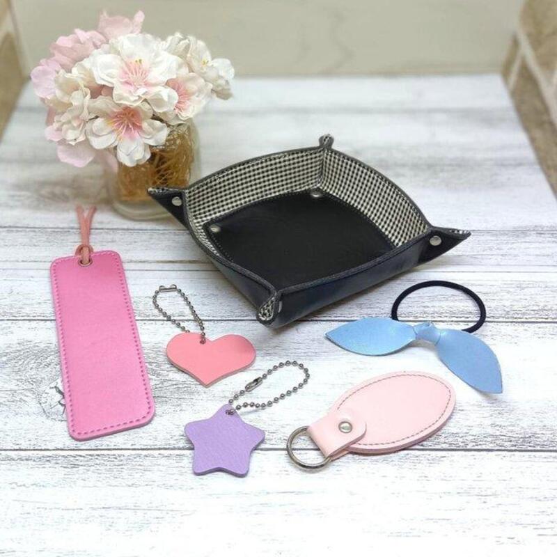 【ふるさと納税】 ランドセルリメイク 小物トレイ 5点 セット ランドセル リメイク ファッション ハンドメイド 小物 トレイ トレー 入れ物 レザー 革COCOAN LEATHER ふるさと納税 鹿児島 鹿屋市 おすすめ ランキング プレゼント ギフト サムネイル2