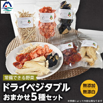 常備できる 野菜 ドライベジタブル 乾燥野菜 5種セット 鹿児島県産 A3-160【配送不可地域：離島】【1167913】