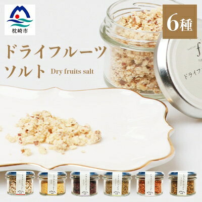 ドライフルーツソルト 6種セット B3-42【配送不可地域：離島】【1167928】