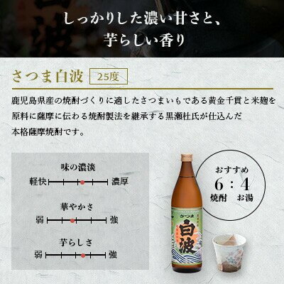 【ふるさと納税】【のし付き・御歳暮】鹿児島限定&枕崎の定番飲み比べセット A6-125S【配送不可地域：離島】【1547413】 サムネイル2