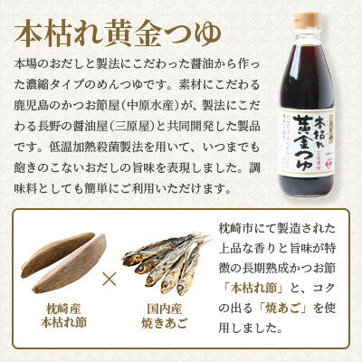 【ふるさと納税】本枯れ黄金だし・本枯れ黄金つゆセット　Z0-29【配送不可地域：離島】【1558703】 サムネイル3