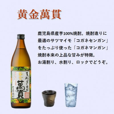 【ふるさと納税】【本格焼酎】黄金萬貫【薩摩酒造のこだわりの焼酎・芋全量】900ml×1本 Y0-44【配送不可地域：離島】【1573959】 サムネイル2