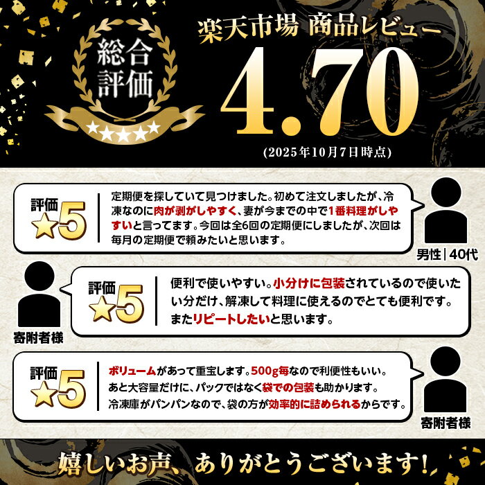 【ふるさと納税】＜パック数と配送回数選べる！＞訳あり！鹿児島県産 豚肉切り落とし (計2.5〜30kg/1〜6回(連続/隔月)) こま切れ 国産 鹿児島県産 豚肉 ブタ おかず 個包装 小分け 薄切り 切り落し 切落し 冷凍配送 小間切れ コマ 訳アリ【スターゼン】 - 画像2
