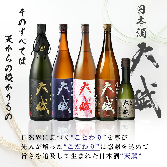 【ふるさと納税】＜選べる＞天賦純米吟醸(720ml×2本/720ml×3本/1800ml×2本)日本酒 酒 アルコール 家飲み 宅飲み 米 米麹 国産 食中酒 冷蔵 冷蔵保存 数量限定 西酒造【原田吉藏商店】 サムネイル2