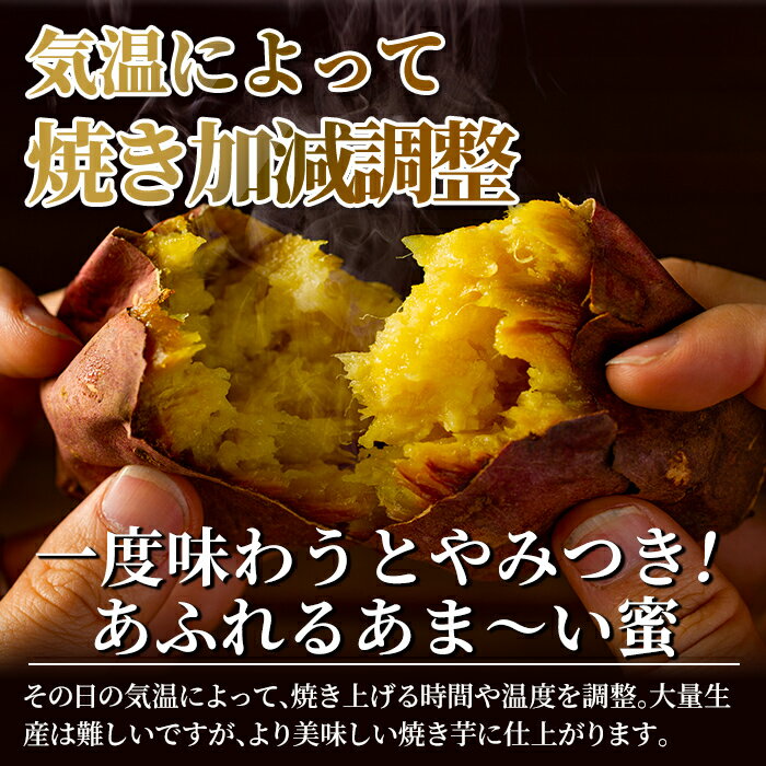 【ふるさと納税】選べる 種類・容量 冷凍 焼き芋 1kg〜2kg！薩摩あま蜜完熟焼き芋(紅はるか・シルクスイート・安納芋)国産 熟成 鹿児島県産 さつまいも 紅はるか シルクスイート 安納芋 冷凍焼き芋 焼芋 やきいも 【フレッシュジャパン鹿児島】 - 画像3