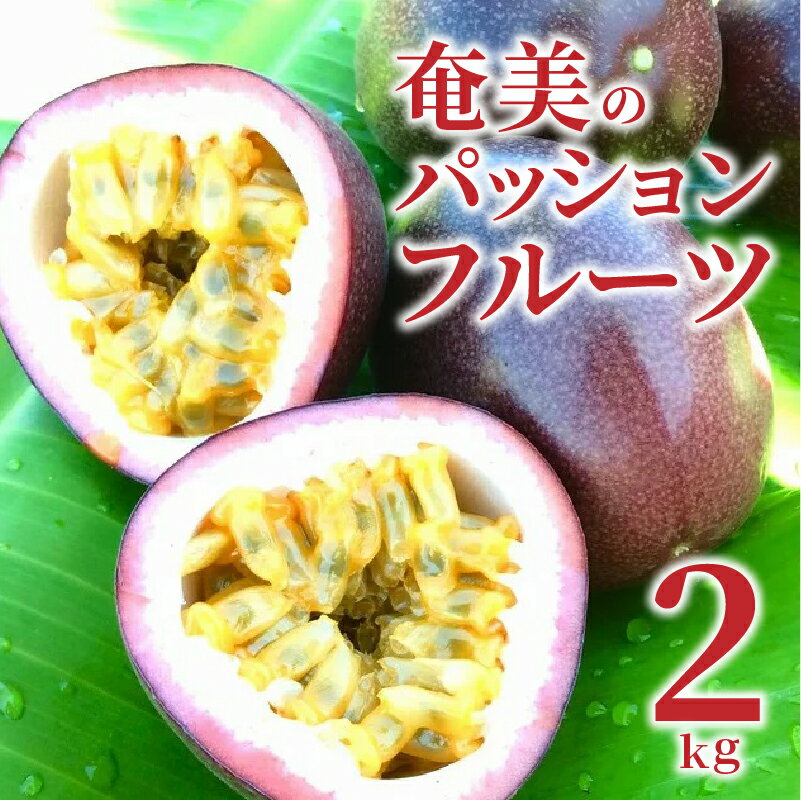 【2026年先行予約】＜選べる容量＞ パッションフルーツ 訳あり 2kg or 5kg 家庭用 自宅用 奄美 パッション フルーツ 果物 くだもの デザート 朝食 昼食 期間 数量 限定 奄美大島産 奄美産 まるか農園 鹿児島 奄美市 おすすめ ランキング プレゼント ギフト