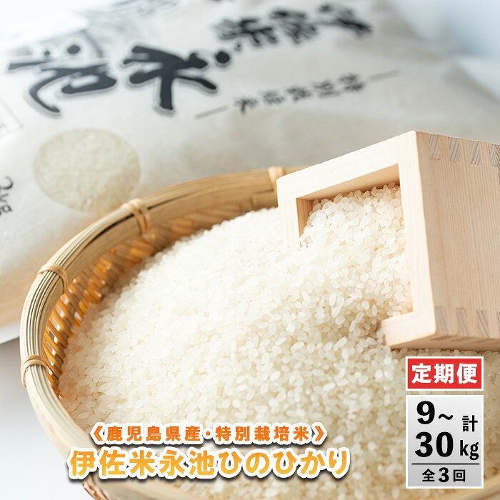 ＜内容量が選べる＞【定期便】令和7年産 特別栽培米 伊佐米永池ひのひかり(3kg/5kg/10kg×3ヶ月) 伊佐市 永池 お米 米 白米 精米 伊佐米 食味コンテスト 最優秀賞受賞 ヒノヒカリ【エコファーム永池】