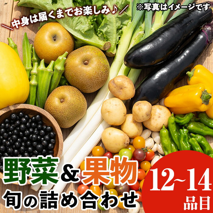野菜と果物旬の詰め合わせ(12〜14品目) 国産 九州産 鹿児島県産 野菜 やさい果物 くだもの フルーツ デザート 詰め合わせ お楽しみ セット 旬【鹿児島県経済農業協同組合連合会】