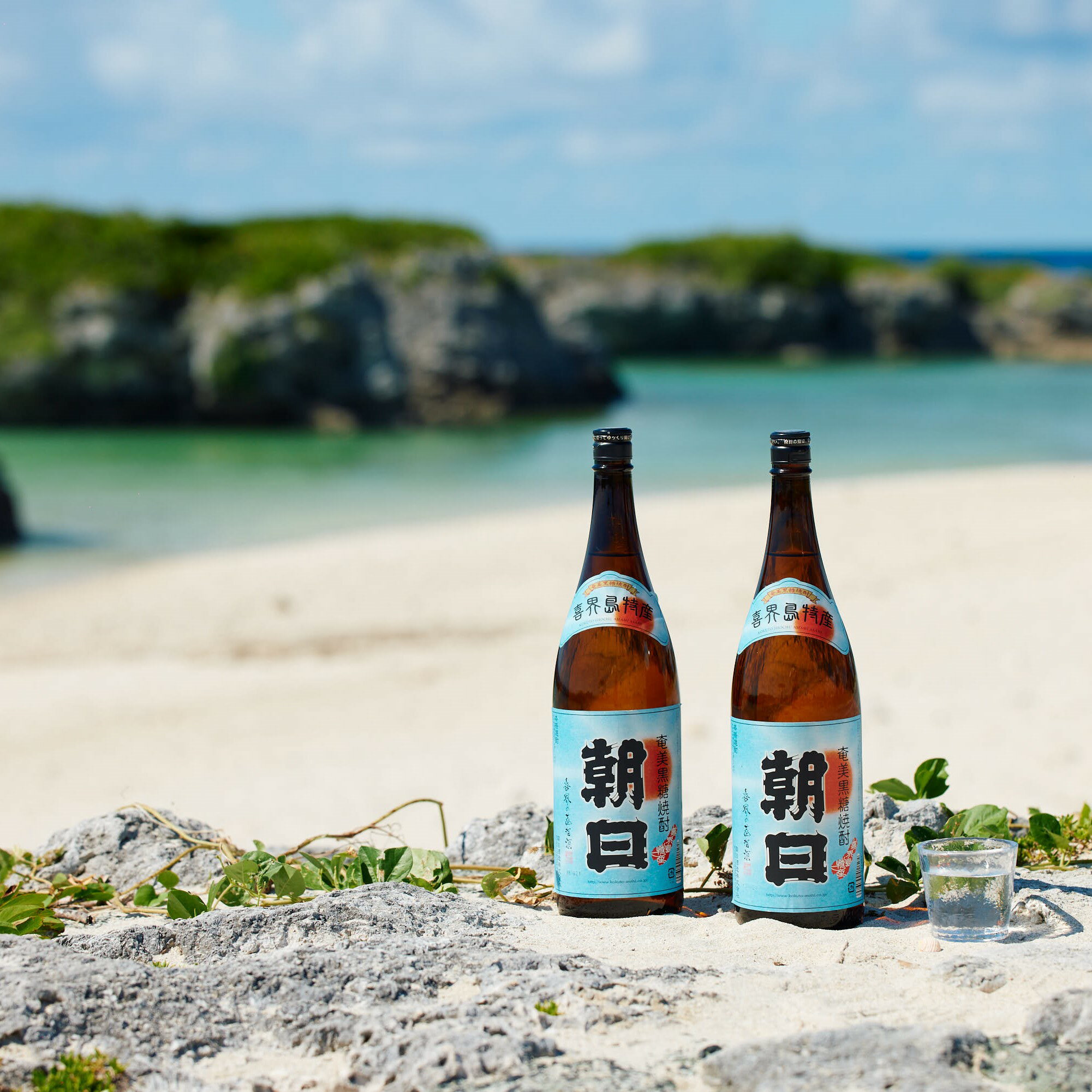 【黒糖焼酎】朝日(30度)　一升瓶(1800ml)×2本【朝日酒造】