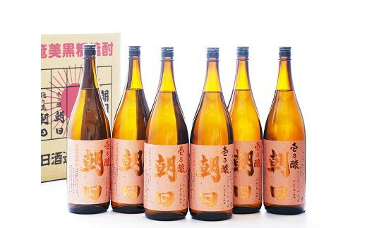 黒糖焼酎「壱乃醸」25％・1800ml(一升瓶)×6本　朝日酒造