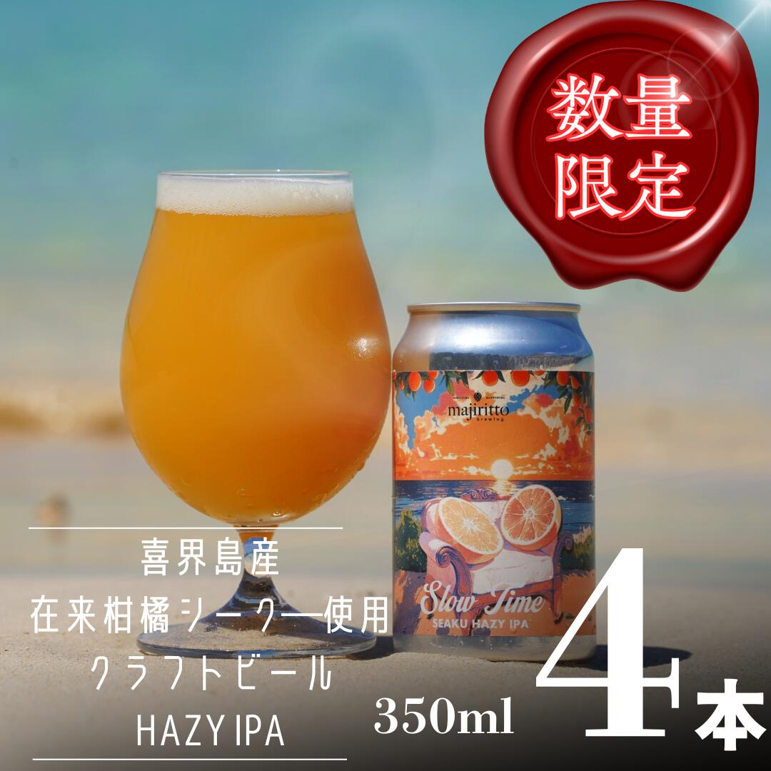 クラフトビールSlow Time 4本　5.5%　350ml