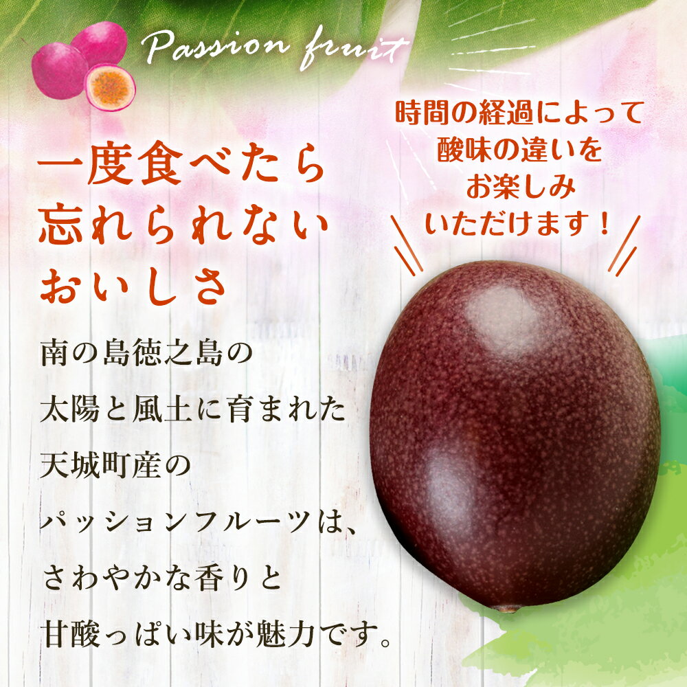 【ふるさと納税】【2026年発送】先行受付 徳之島 天城町産パッションフルーツ A品 1kg 果物 くだもの フルーツ 贈答用 徳之島 天城町産 国産 送料無料 AJ-3-N サムネイル3