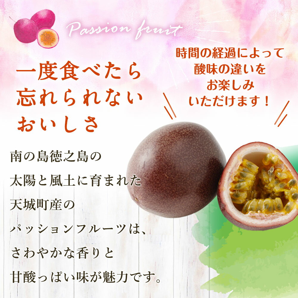 【ふるさと納税】【2026年発送分】【先行予約】徳之島発 天城町産 パッションフルーツ ご家庭用 ＜選べる＞ 約1kg 約2kg 約3kg 果物 フルーツ トロピカル 送料無料 AJ-27-N サムネイル3
