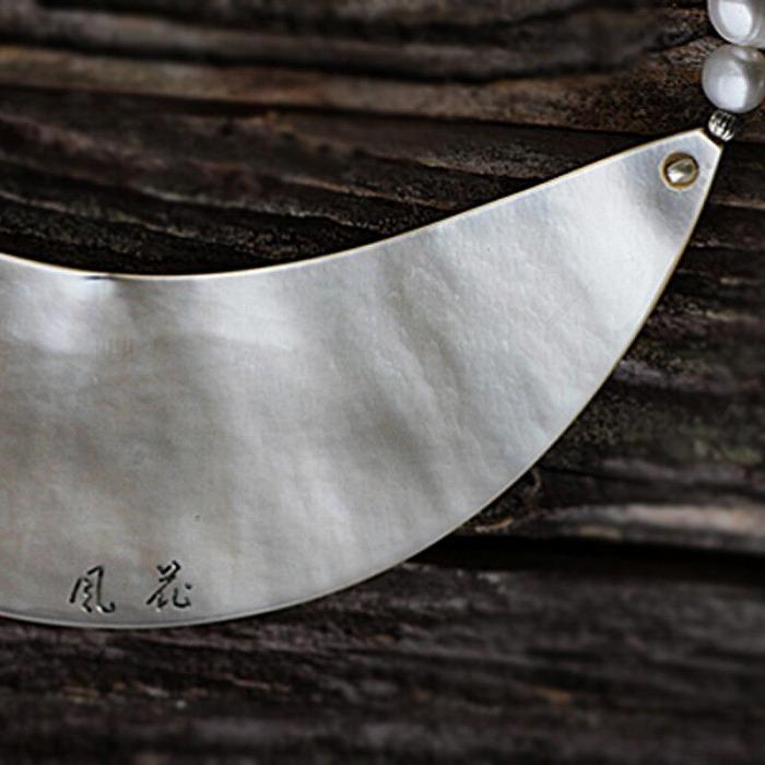 【ふるさと納税】白蝶貝とパールを素材にした「ネックレス」貝工房かざはな【NN-11】 | 雑貨 日用品 伝統工芸品 アクセサリー ネックレス パール 白蝶貝 ペンダント 人気 贈答 ギフト プレゼント お祝い 送料無料 お取り寄せ ヨロン 与論島 与論 鹿児島 サムネイル3