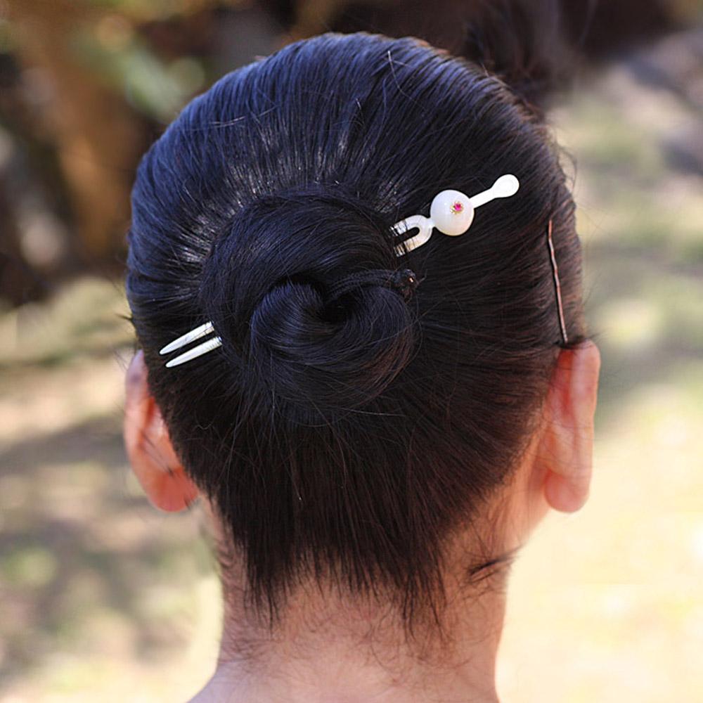 【ふるさと納税】白蝶貝を素材にした「かんざし」貝工房かざはな【KS-8】 | 小物 ファッション サムネイル2