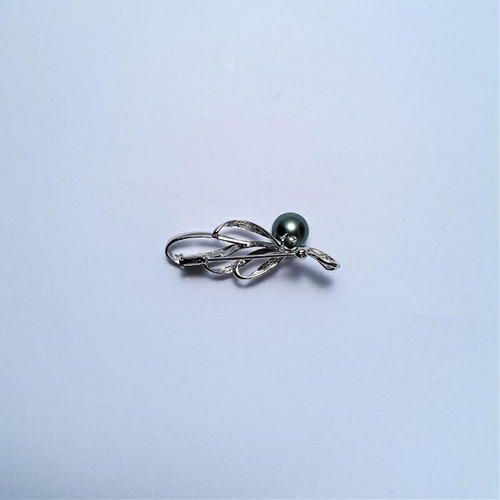 【ふるさと納税】高品質黒蝶パールブローチ | 沖縄 那覇市ファッション アクセサリー ブローチ アコヤ 真珠 カジュアル パールジュエリー サムネイル2