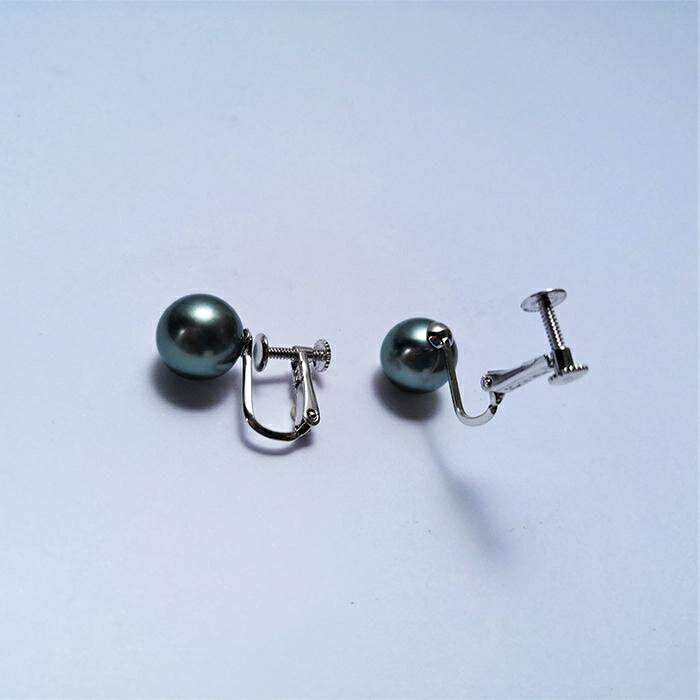 【ふるさと納税】高品質黒蝶パールイヤリング サムネイル3