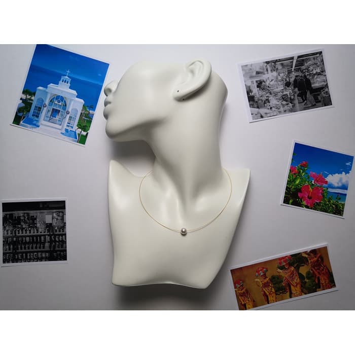 高品質アコヤパールオメガペンダント | 沖縄 那覇市ファッション アクセサリー ペンダント アコヤ 真珠 カジュアル パールジュエリー