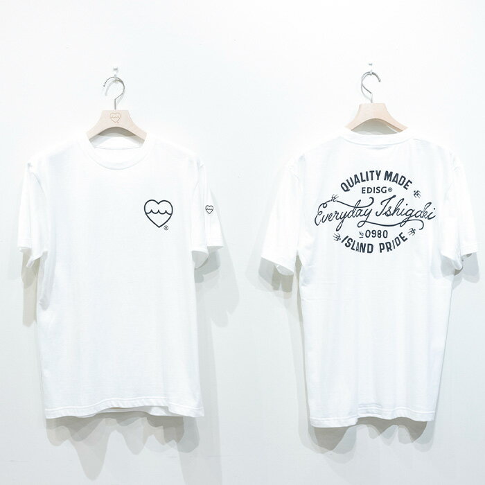 【ふるさと納税】EDISG Tシャツ Island Pride【カラー:オフホワイト】【サイズ:XLサイズ】KB-73-1 サムネイル2
